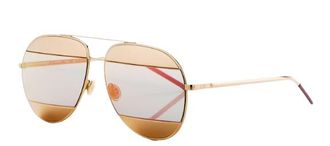 Dior Rose Gold Split Sunglasses