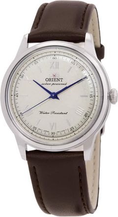 Orient Classic Solar-Powered Ivory Dial Watch RA-WK0003G10B