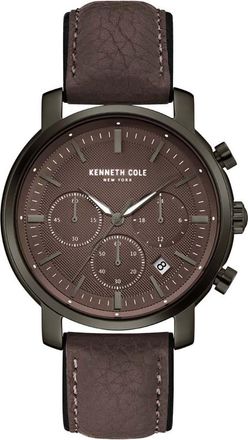 Kenneth Cole KC50775004 Mens Classic Dress Watch - Brown - One Size