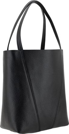 Chlo&eacute; Womens Shoulder Bag Spin Black Calf Leather