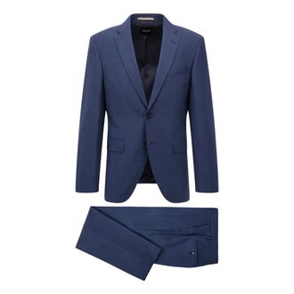 HUGO BOSS Kostuums, Heren, Blauw, M, Wol, Blauw Jeckson Businesspak