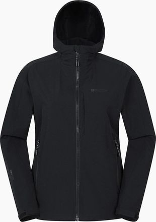 Mountain Warehouse Womens Mountain Warehouse Womens/Ladies Retreat Packable Soft Shell Jacket - Black - Size: 14