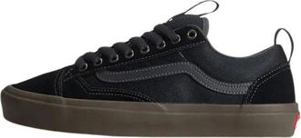 Vans Skate Old Skool 36+ - Heren - Sneakers - Zwart - 45 EU - Leer - Schoenen