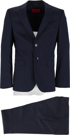 HUGO BOSS Arti-Hesten Tailored Polyester-Wool Blend Suit