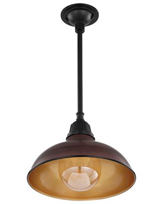 Jonathan Y Designs Jonathan Y Jasper Farmhouse Industrial Indoor/Outdoor Pendant