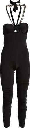 The Attico Ruby Broeken - Dames - Jumpsuits - Zwart - XS - Polyester - Jumpsuits & Playsuits