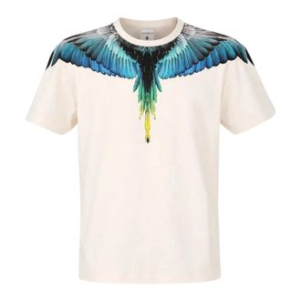Marcelo Burlon T-Shirts, male, White, Size: M Jersey T-Shirt