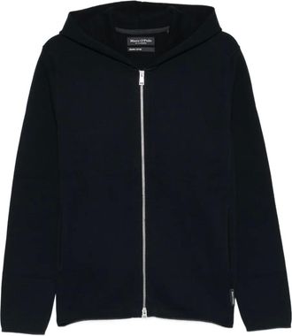 Marc O'Polo Hoodie met rits - Blauw