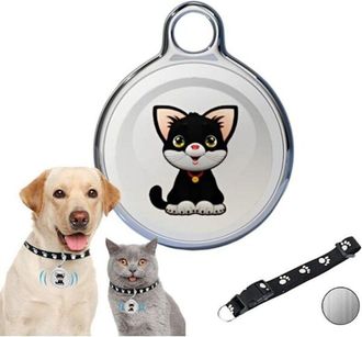 OEM Mini Rastreador Gps Para Gatos: Collar Impermeable Para El Seguimiento En Tiempo Real De Gatos Y Perros (w)
