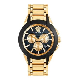 Versace Character Chrono - unisex - Horloges - Zwart - ONE Size - Accessoires