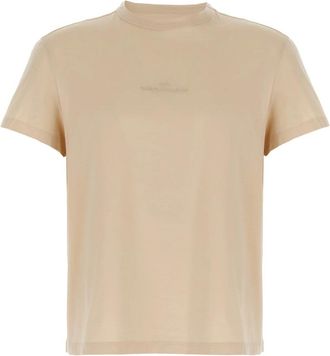 Maison Margiela Cotton T-shirt - Heren - T-shirts - Beige - XS - Katoen - Tops