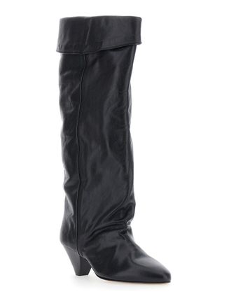 Isabel Marant Womens Boots Elita-Gz Leather Black