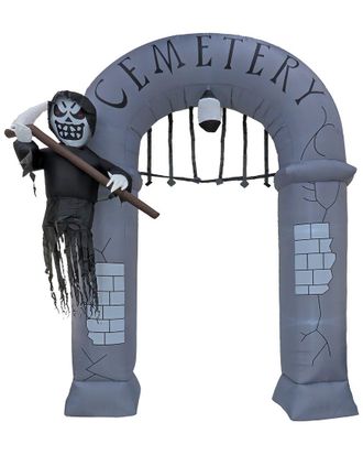 National Tree Company 12Ft Inflatable Halloween Ghost Arch