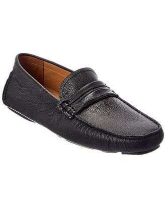Bally Buckle Leather Loafer