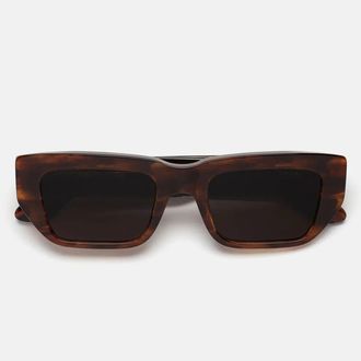 Retro Superfuture Sunglasses Ra Havana Striped Ogu Havana/Brown Unisex