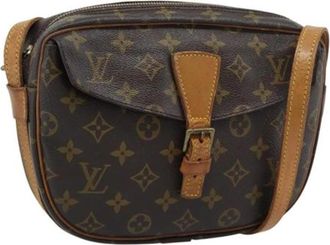 Louis Vuitton Pre-owned Jeune Fille MM Schoudertas - Dames - Vintage Schoudertas - Bruin - ONE Size - Leer - Vintage