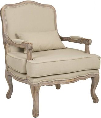 Wanderlust Deco Butaca De Madera Beige 64x72x92 Cm