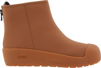Bally Bernina Rubber Coated Leather Boots, Brand Size 40 ( US Size 9.5 )