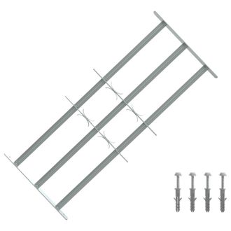 vidaXL Reja De Seguridad Para Ventanas Con 3 Barandas 3 Pcs Vidaxl