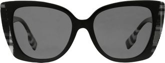 Burberry Meryl Polarized Dark Grey Butterfly Ladies Sunglasses BE4393 405181 54