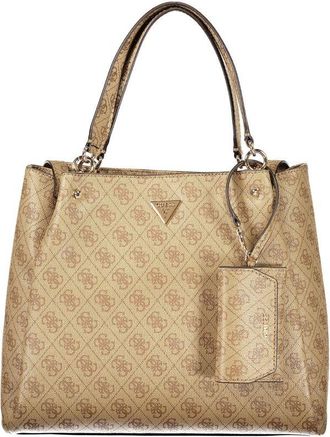 Guess Beige Polyurethane Womens Bag