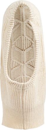 UGG cable-knit balaclava - women - Fabric - One Size - Neutrals