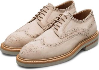 Magnanni Mens Apolo Wingtip Derby Shoes In Beige