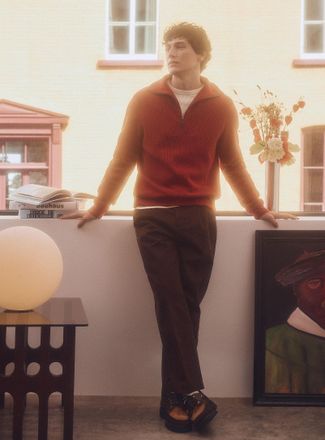 Le 31 Mens Pleated chinos Reykjavik fit - Tapered with pleats