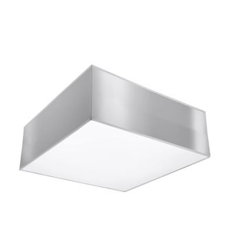 Sollux Lighting L&aacute;mpara de techo gris cloruro de polivinilo alt. 11 cm