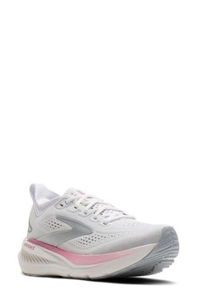 Brooks Glycerin 23 Running Shoe in White/harbor Mist/metallic at Nordstrom, Size 6.5