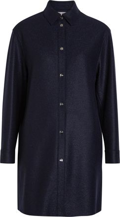 Herno Wool Overshirt - Navy - 48 (UK16 / XL)