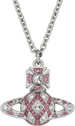 Vivienne Westwood Collar con Colgante Rachelle Bas Relief - Accessories - Mujer - Rosa - ONE SIZE