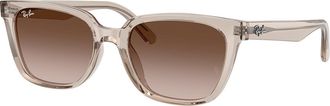 Ray-Ban RB2243D Asian Fit 682713 Mens Sunglasses Brown Size 55