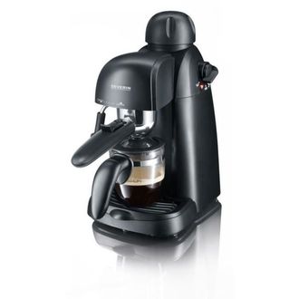 Severin Cafetera espresso cl&aacute;sica negra