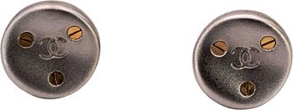 Chanel Vintage metalen oorbellen