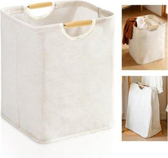 OEM Cesto De Ropa De 36 L, 40 X 30 X 30 Cm, Plegable, Apto Para Usar En El Lavadero, El Ba&ntilde;o O Para Guardar Juguetes Infantiles (medio Ambiente)