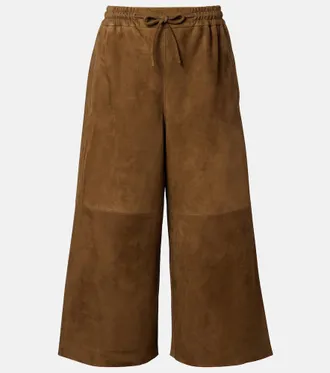 Yves Salomon Suede culottes