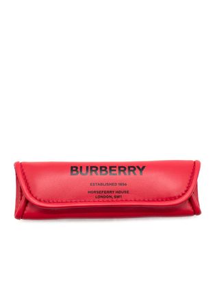 Burberry Bright Red Detachable Leather Lola Shoulder Pad