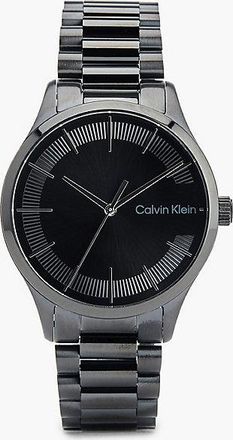 Calvin Klein Black Plated Steel Watch