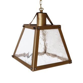 Tosel Suspensi&oacute;n vidrio bronze D23 cm