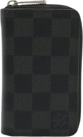 Louis Vuitton Pre-owned Wallets, female, Black, Size: ONE SIZE Pre-owned Damier Graphite Zippy Coin Purse