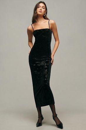 Reformation Elise Velvet Knit Dress