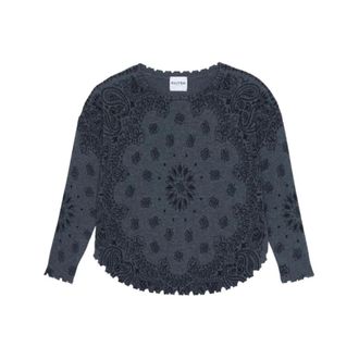 Kujten Mela Bandana Bico - Knitwear - Mujer - Gris - M