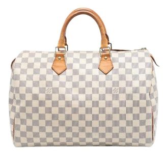 Louis Vuitton Pre-owned Handbags, female, White, Size: ONE SIZE Pre-owned Speedy 35