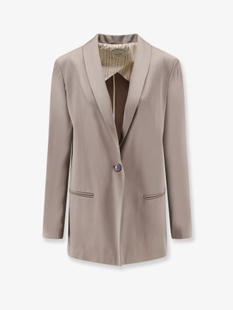 Alysi Blazer Monopetto in satin - ALYSI - gender_Woman