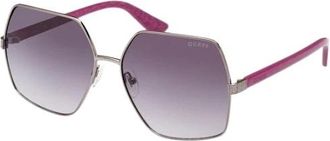 Guess Gu 7881-H 10B Zonnebril - Dames - Zonnebrillen - Grijs - 58 MM - Accessoires