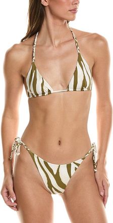 Maneb&igrave; Manebi 2pc Braided Triangle Bikini Set
