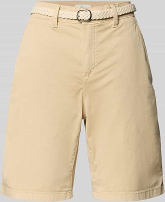 s.Oliver Red Label Regular Fit Bermudas aus Baumwoll-Mix in Sand, Gr&ouml;&szlig;e 34