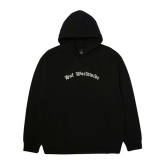 HUF Olympia Po Hoodie - - Sweatshirts & Hoodies - Uomo - Nero - M