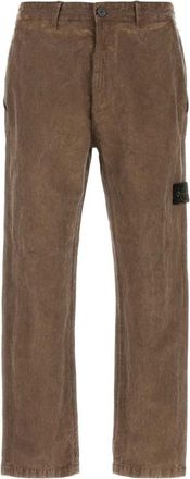 Stone Island Lead Grey Corduroy Trousers